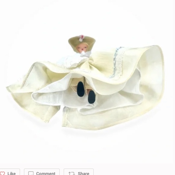 Nancy Ann Storybook Doll Bisque 5.5 in 5 joints - yellow dress and bonnet 1940s - Picture 5 of 6